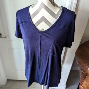 NWT Eyeshadow Navy Blue Lounge Tee